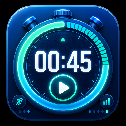 Sporttimer — intervallen, stopwatch en aftellen